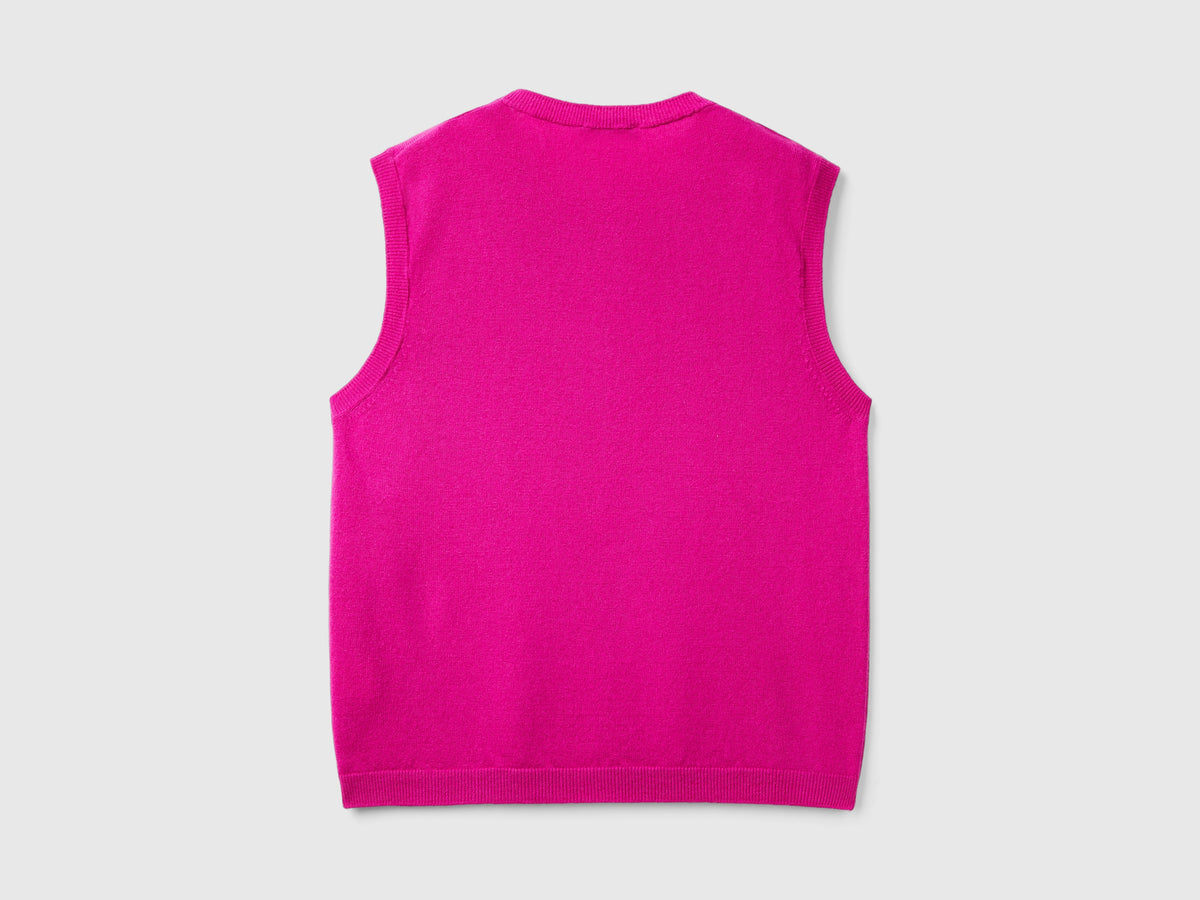 Gilet in pura lana Merino