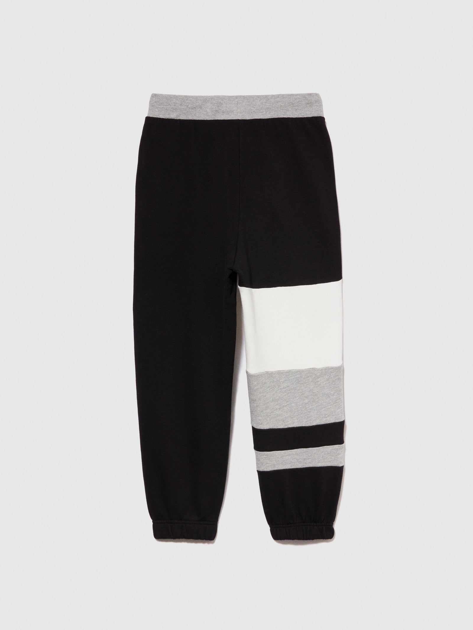 Joggers con color block da bambino nero 2 | Sisley young Outlet