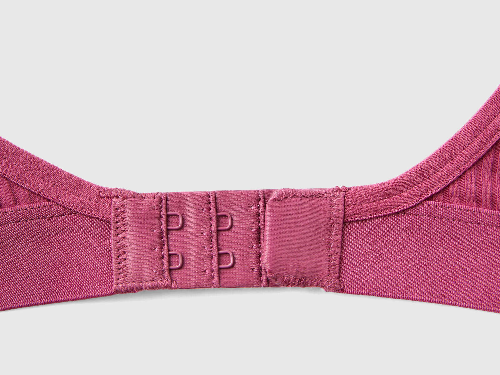 Reggiseno a triangolo a costine da donna malva scuro 3 | Benetton Outlet