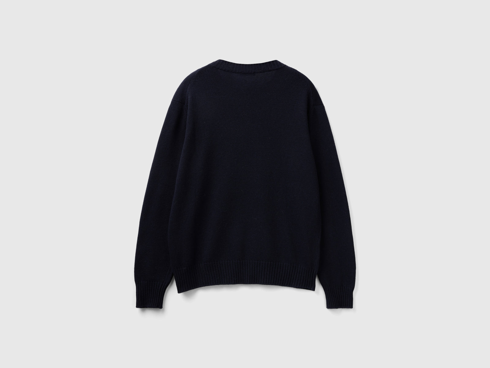 Maglia con intarsio fungo da uomo blu scuro 2 | Benetton Outlet