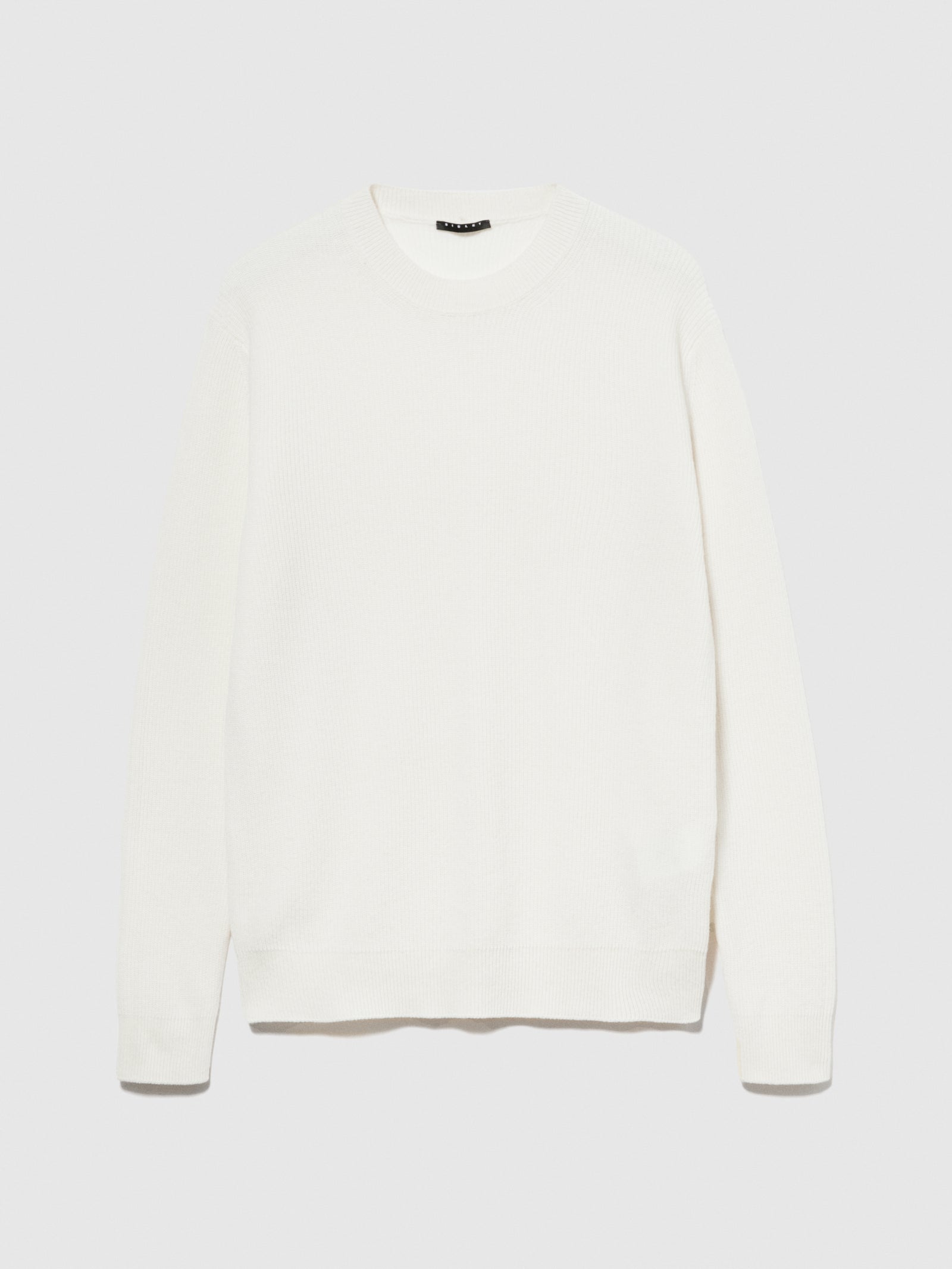 Maglia girocollo regular fit da uomo bianco panna | Sisley Outlet