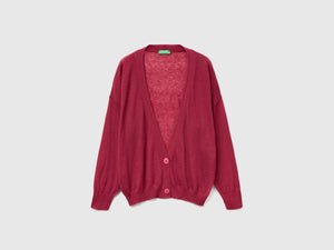 Cardigan leggero in misto alpaca