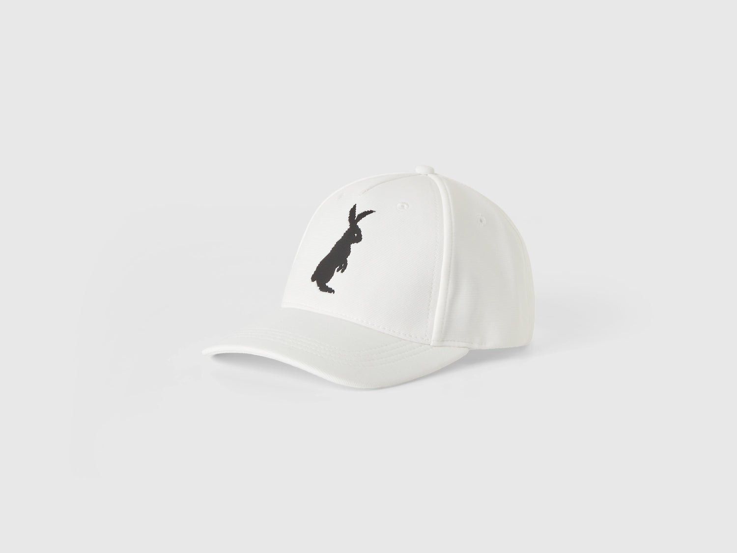 Cappello con stampa coniglio da uomo bianco | Benetton Outlet
