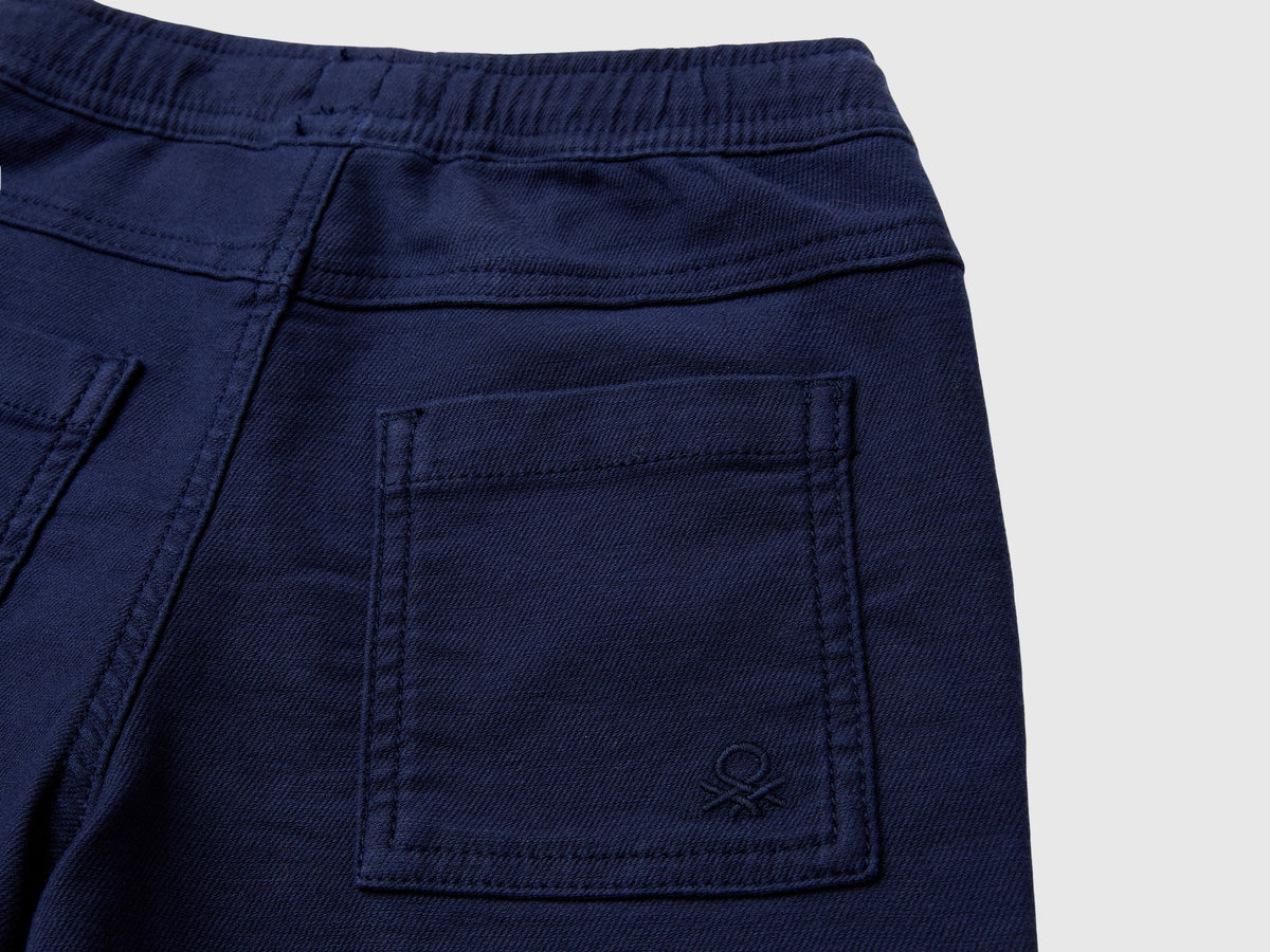 Joggers in misto cotone con coulisse