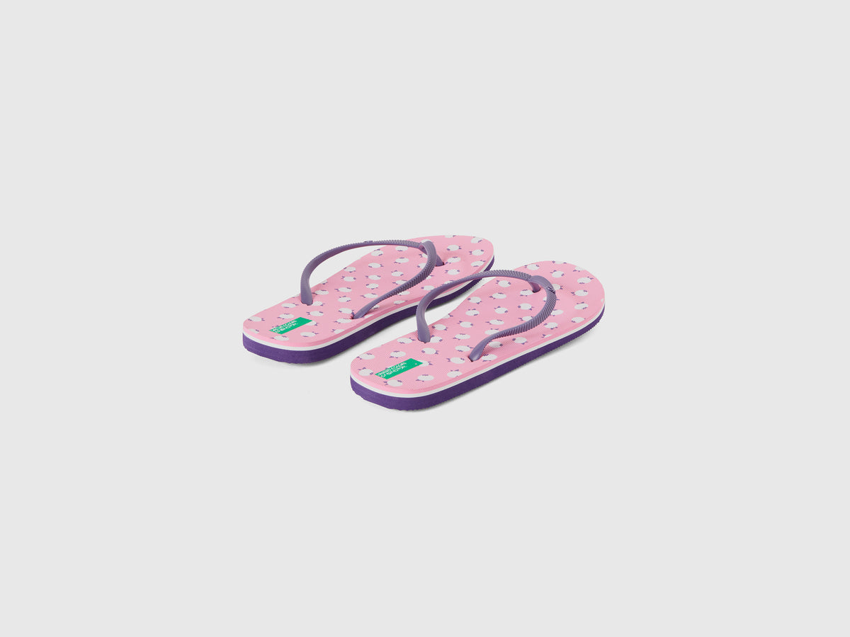 Infradito con pattern mirtilli