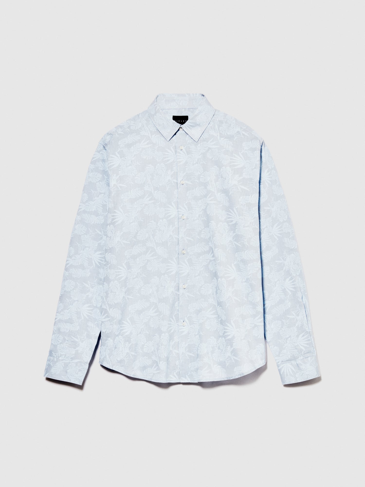 Camicia stampata da uomo azzurro | Sisley Outlet
