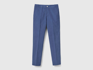 Chino in velluto elasticizzato