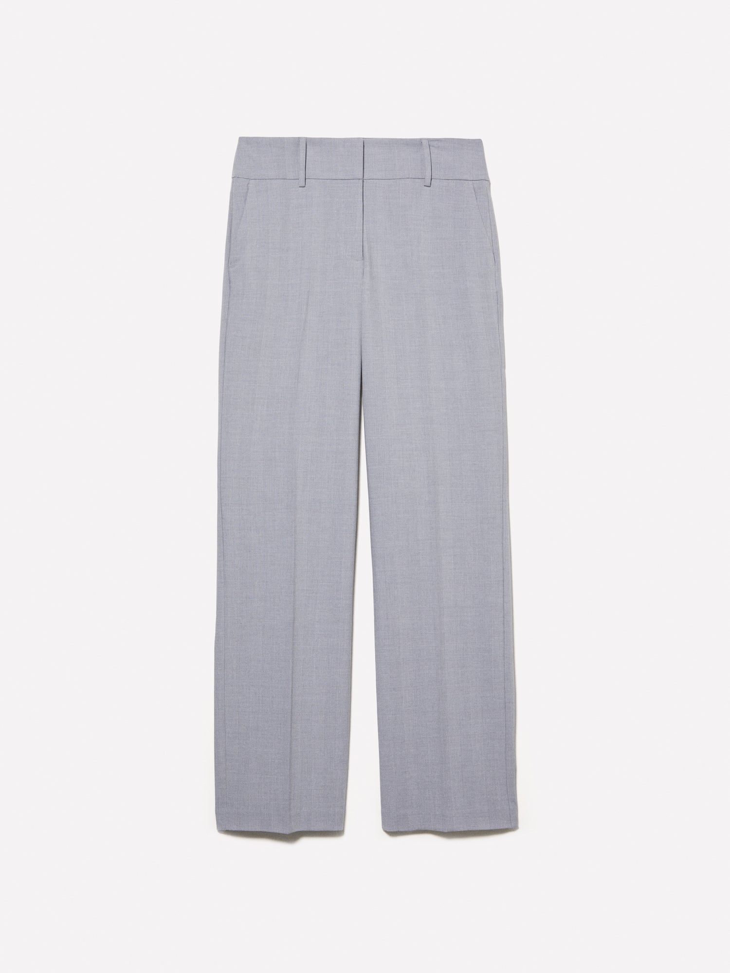 Yarn-dyed trousers da donna grigio chiaro | Sisley Outlet