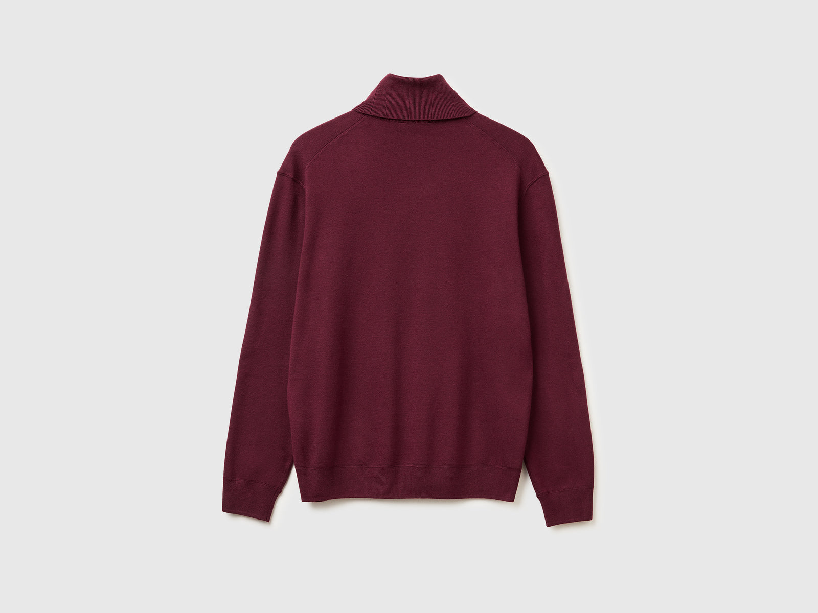 Dolcevita in misto viscosa da uomo bordeaux 2 | Benetton Outlet