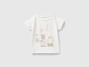 Maglietta in cotone bio con stampa