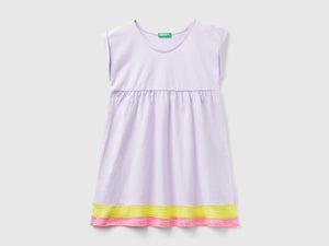 Vestito corto in puro cotone