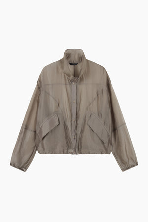 Bomber semi trasparente