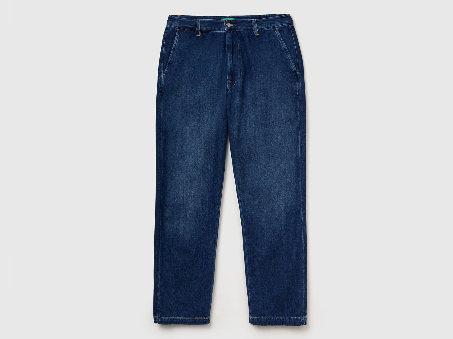 Chino di jeans straight fit da uomo blu | Benetton Outlet