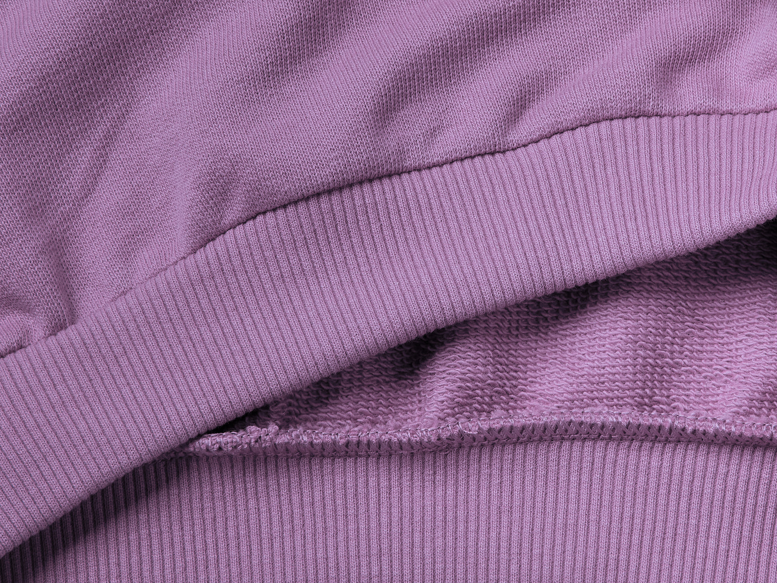Felpa con colletto e ricamo "BE" da bimba lilla 2 | Benetton Outlet
