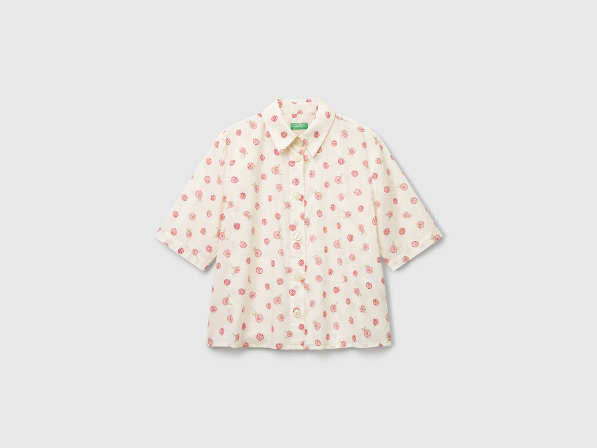 Camicia fantasia a manica corta