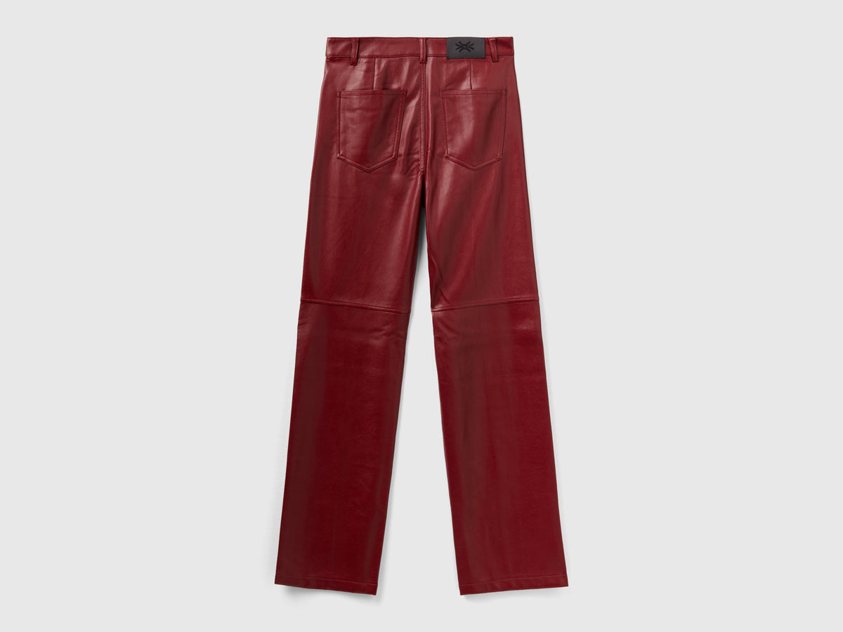 Pantaloni in tessuto spalmato