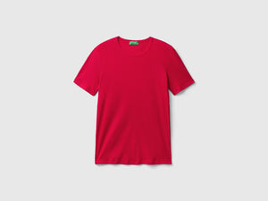 T-shirt in cotone a fibra lunga