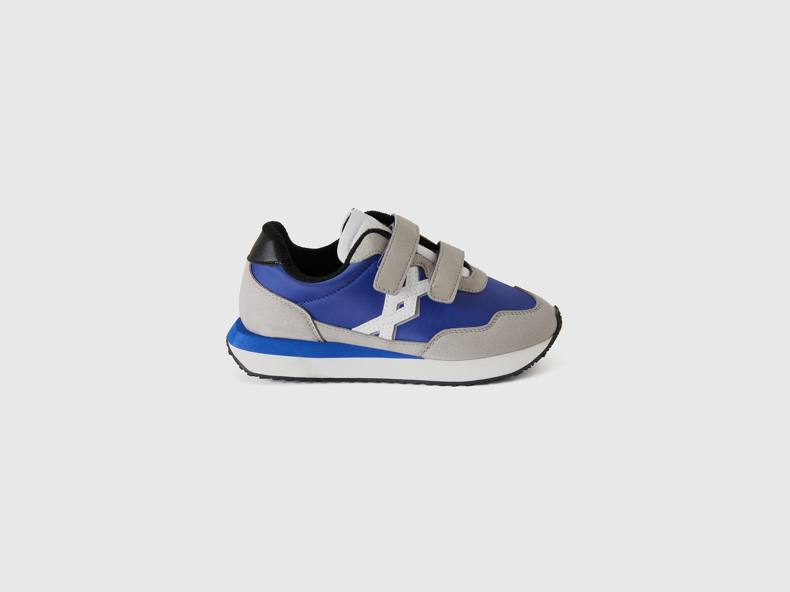 Sneakers in nylon e tessuto scamosciato da bambino multi-color | Benetton Outlet