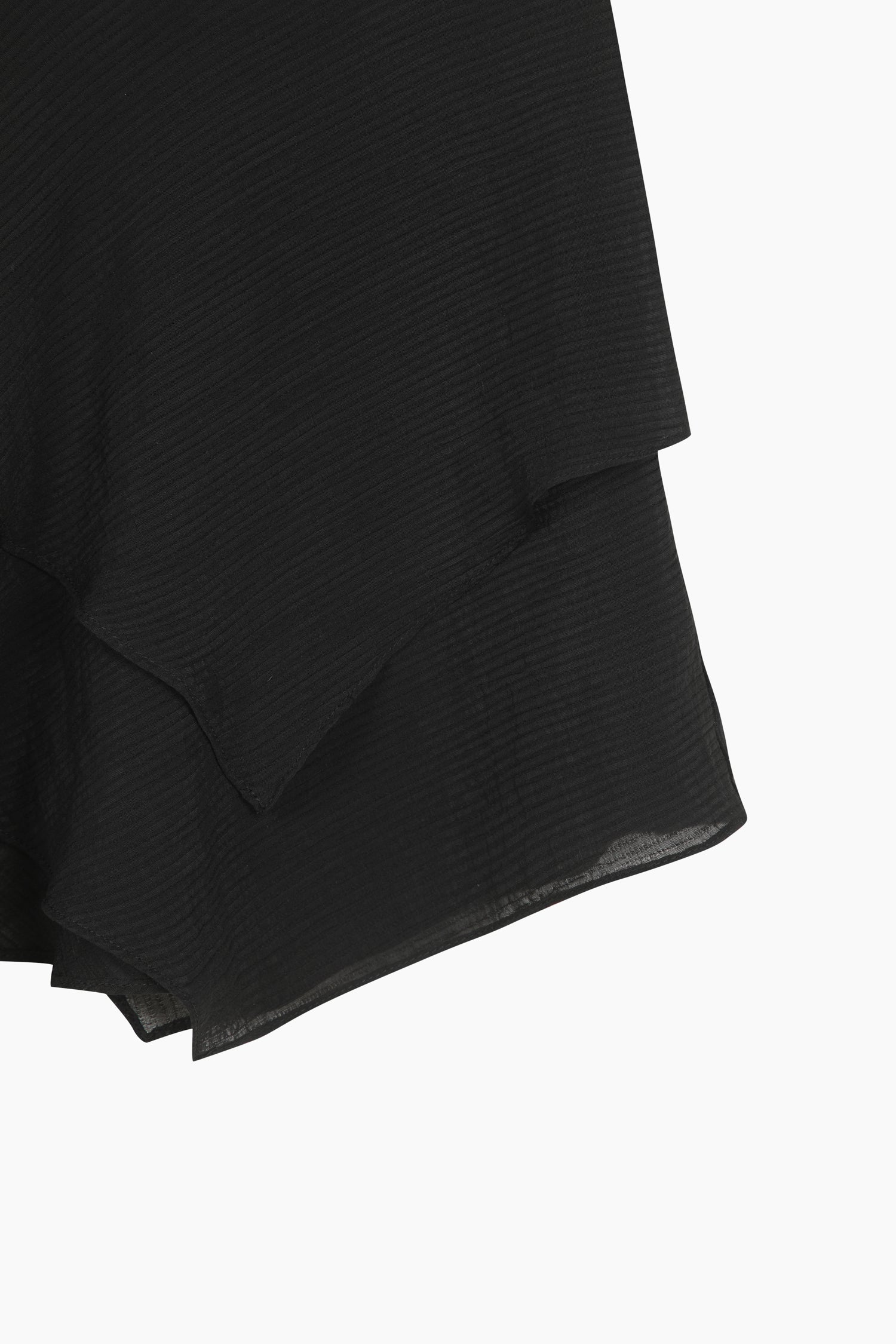 Vestito corto asimmetrico da donna nero 4 | Sisley Outlet