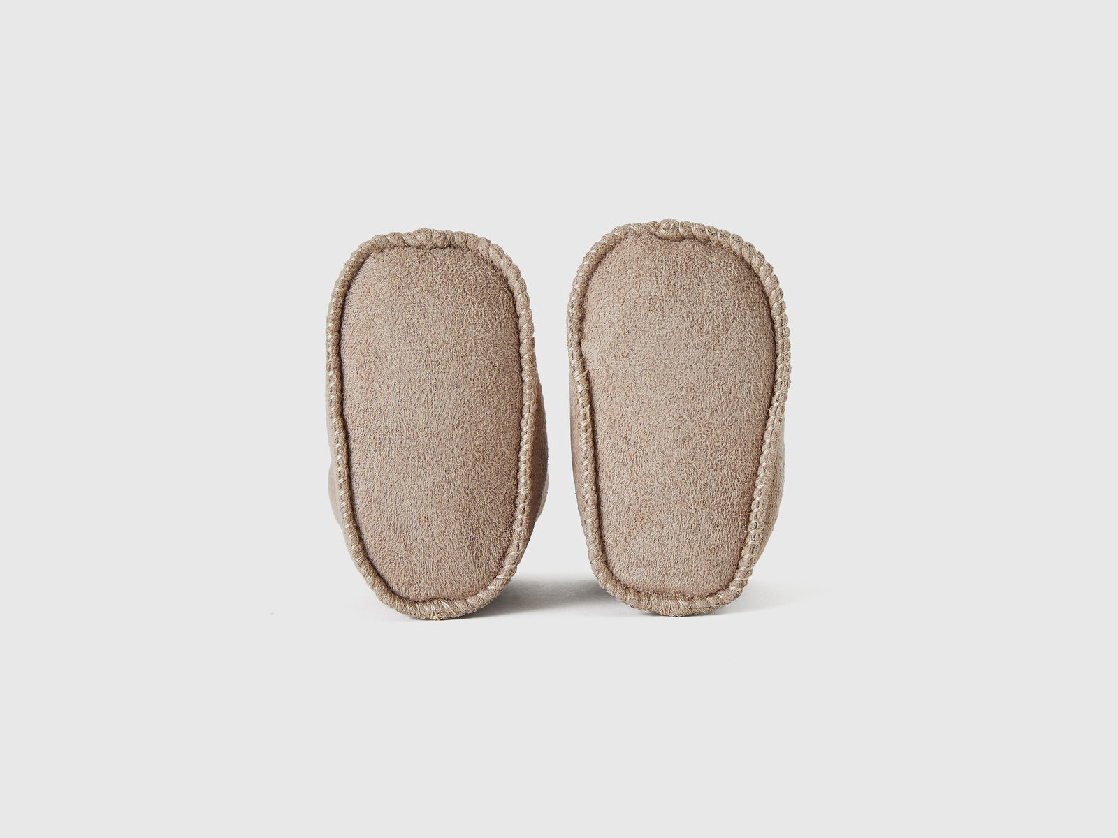 Scarpine effetto scamosciato da neonato beige 2 | Benetton Outlet
