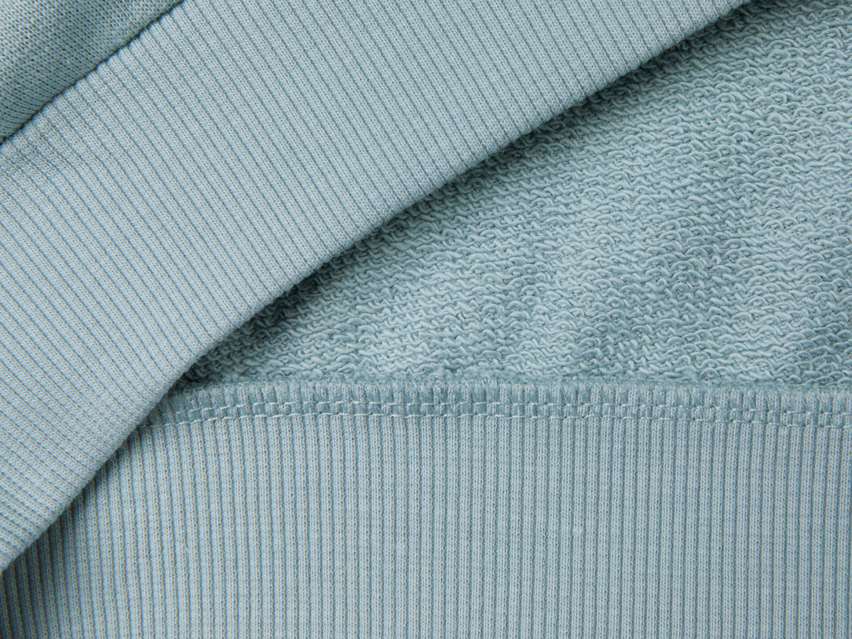 Felpa con zip e colletto