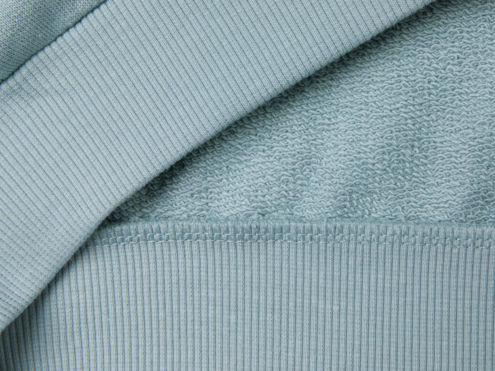 Felpa con zip e colletto da bambina grigio perla 3 | Benetton Outlet