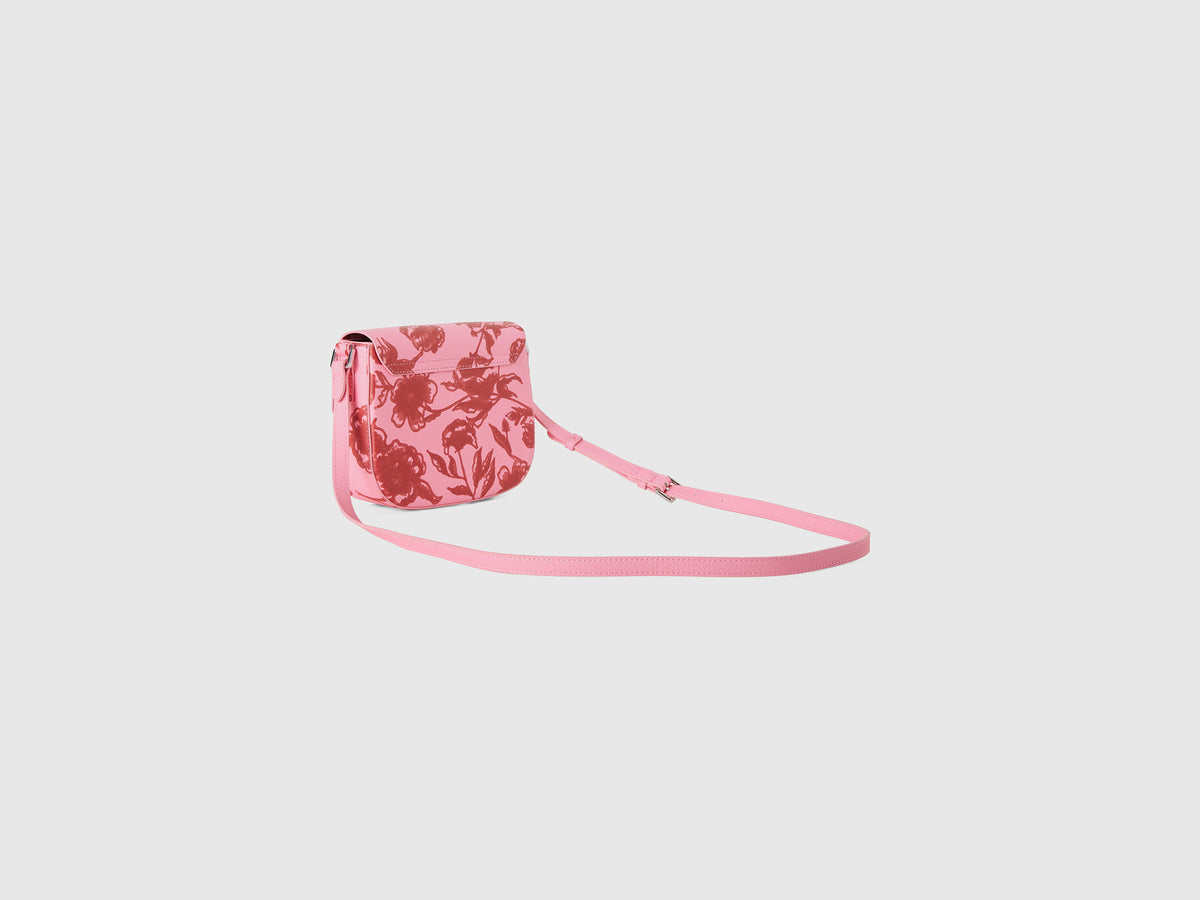 Borsa con stampa fiori