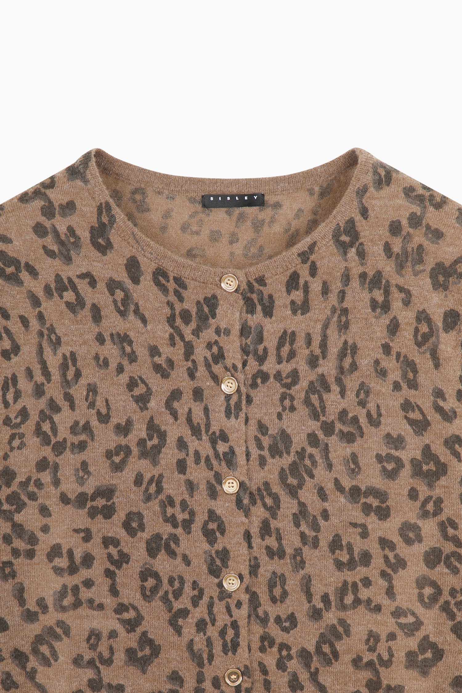 Cardigan animalier da donna marrone 3 | Sisley Outlet
