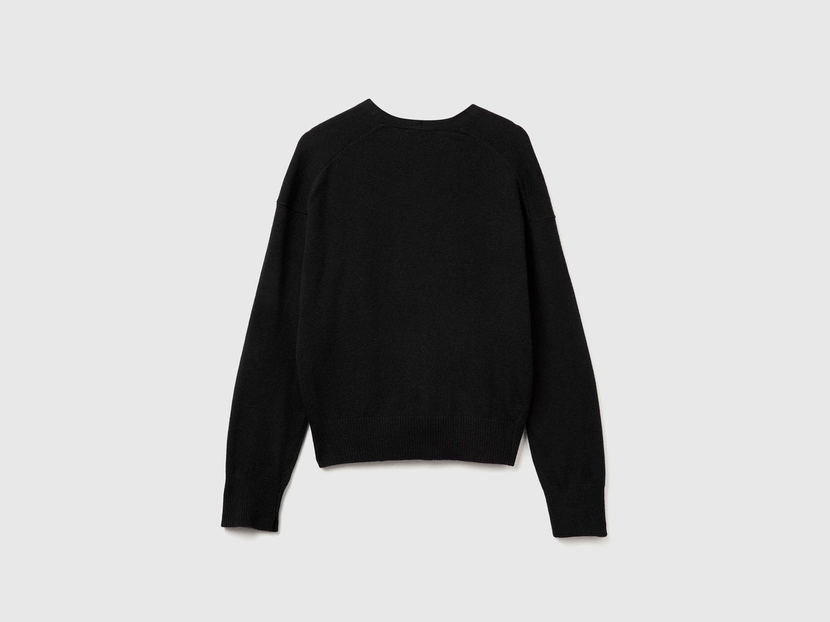 Cardigan in misto cashmere
