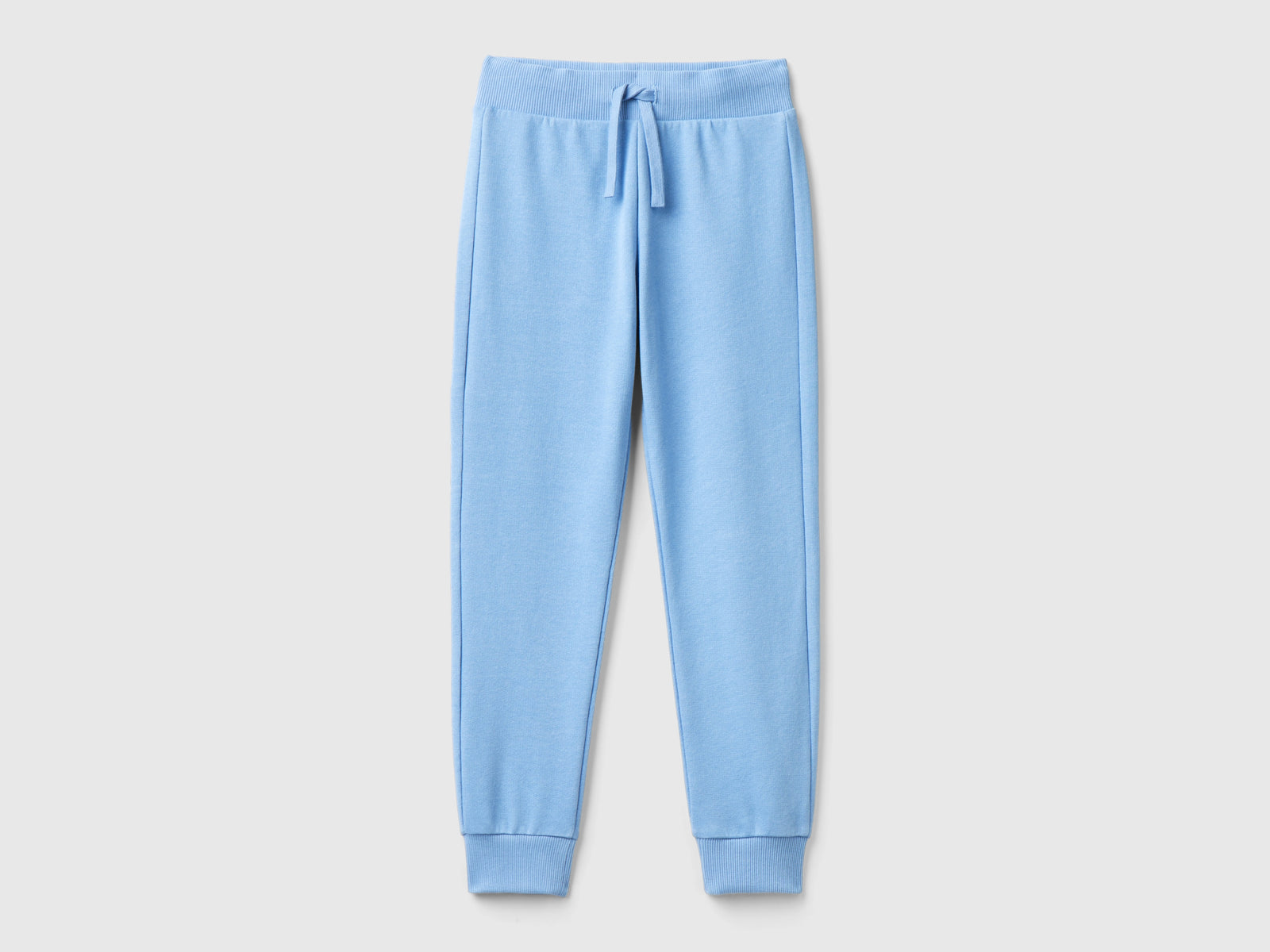 Pantalones deportivos con cordón da bambino azzurro | Benetton Outlet