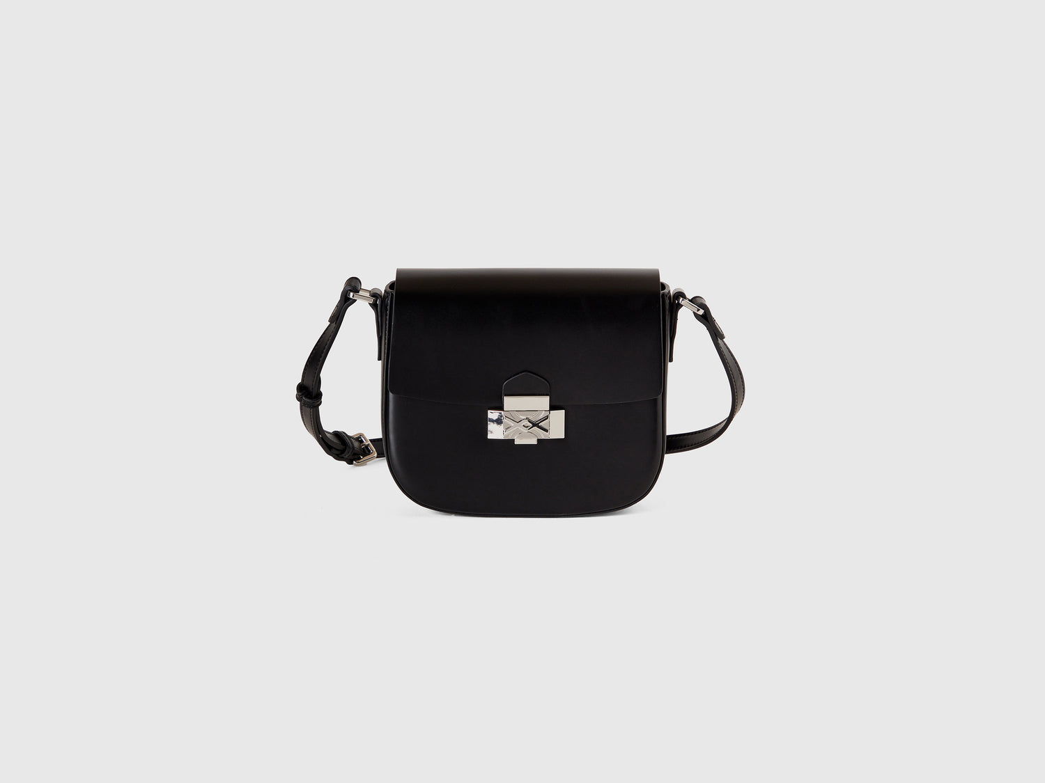 Borsa piccola a tracolla da donna nero | Benetton Outlet