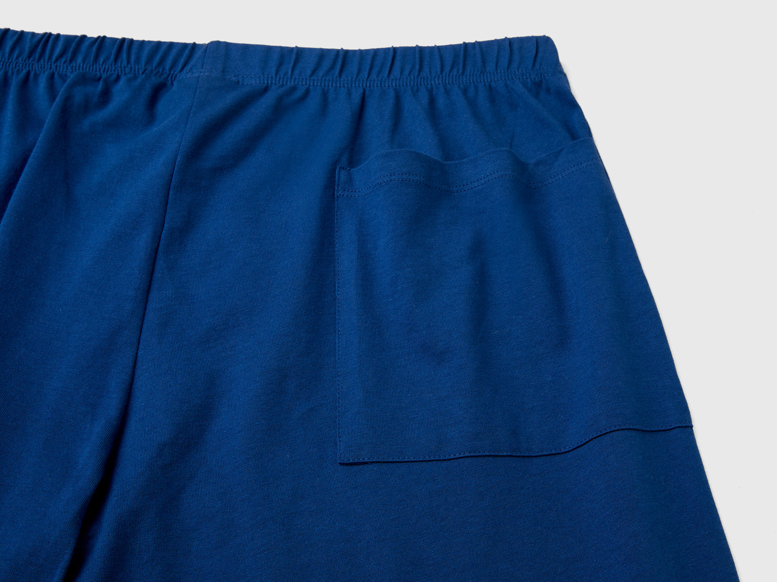 Pigiama lungo in puro cotone da uomo blu scuro 3 | Benetton Outlet