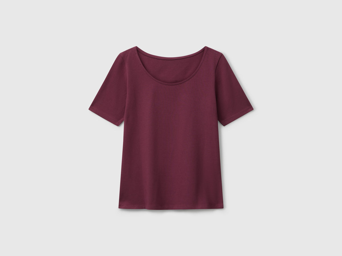 T-shirt slim fit reversibile