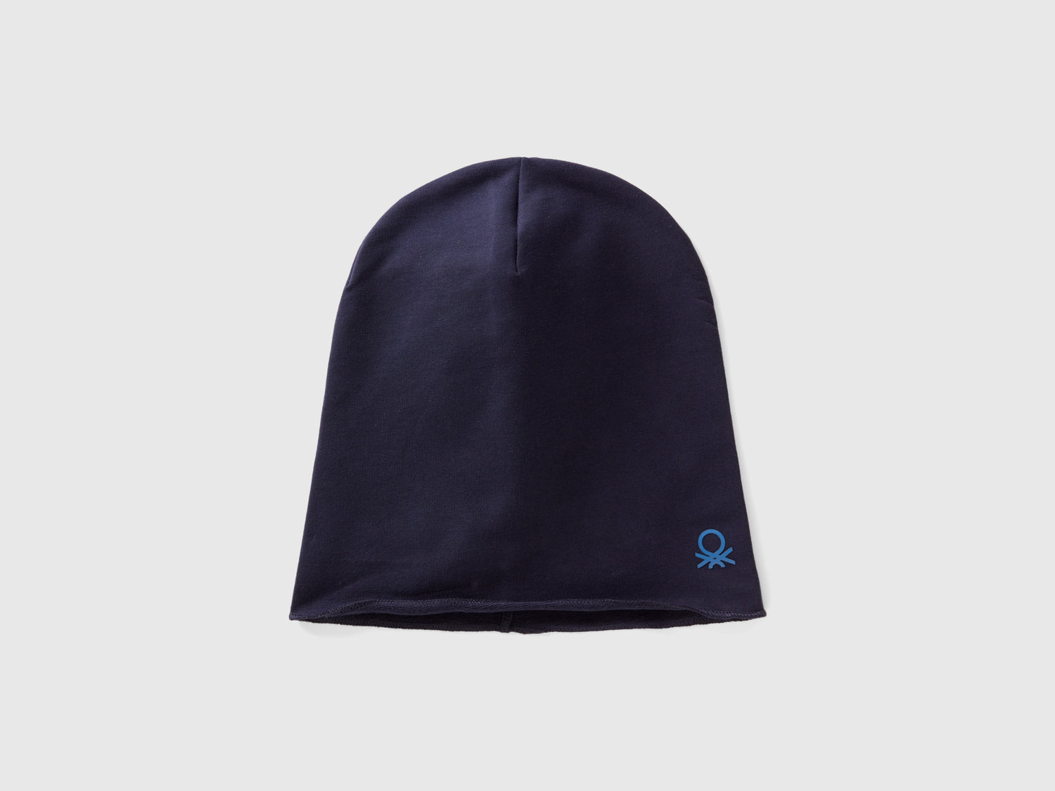 Cuffietta in cotone stretch da bambino blu scuro | Benetton Outlet