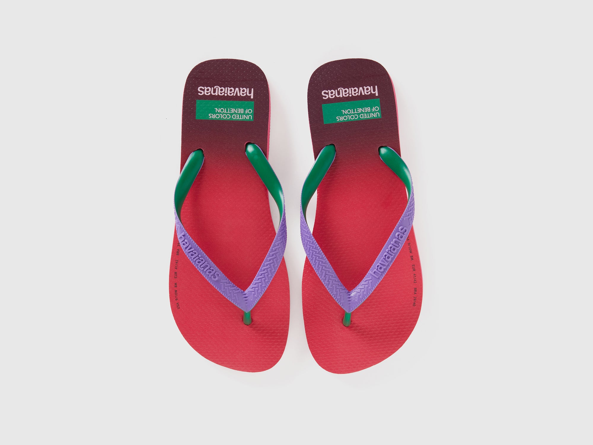 Infradito Havaianas da uomo fucsia Benetton Outlet