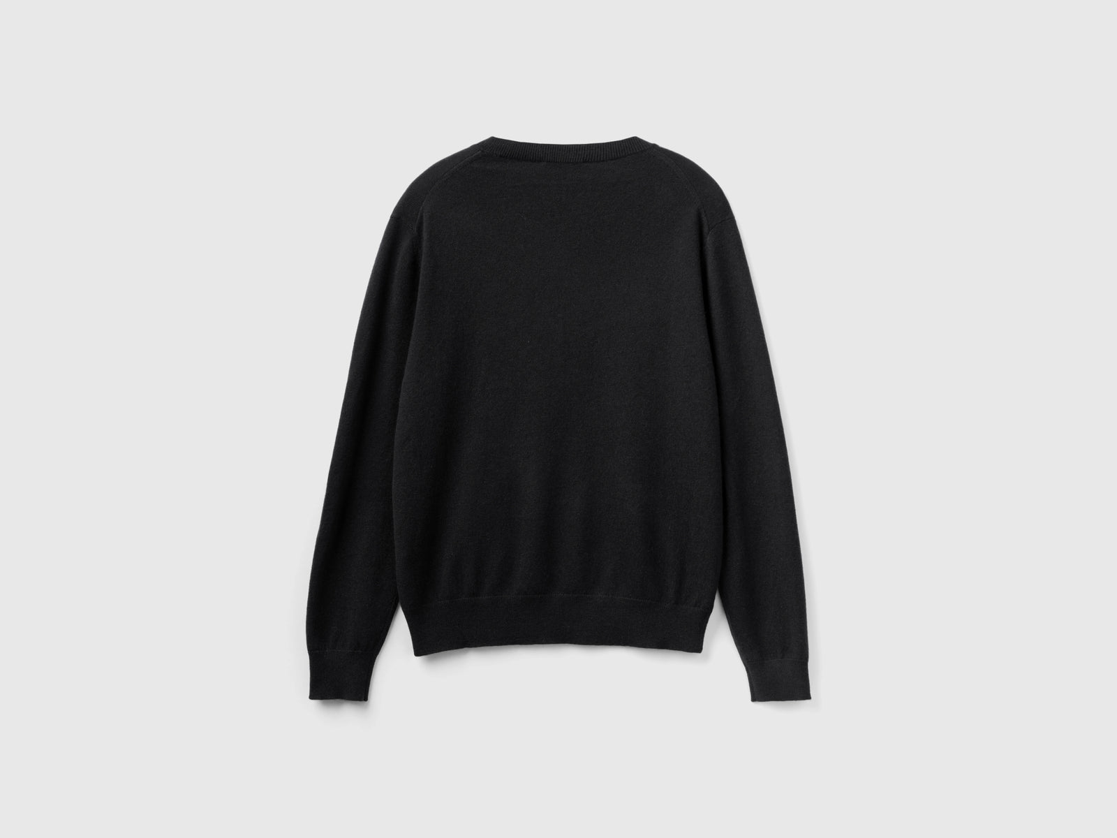 Maglia in puro cashmere da uomo nero 2 | Benetton Outlet