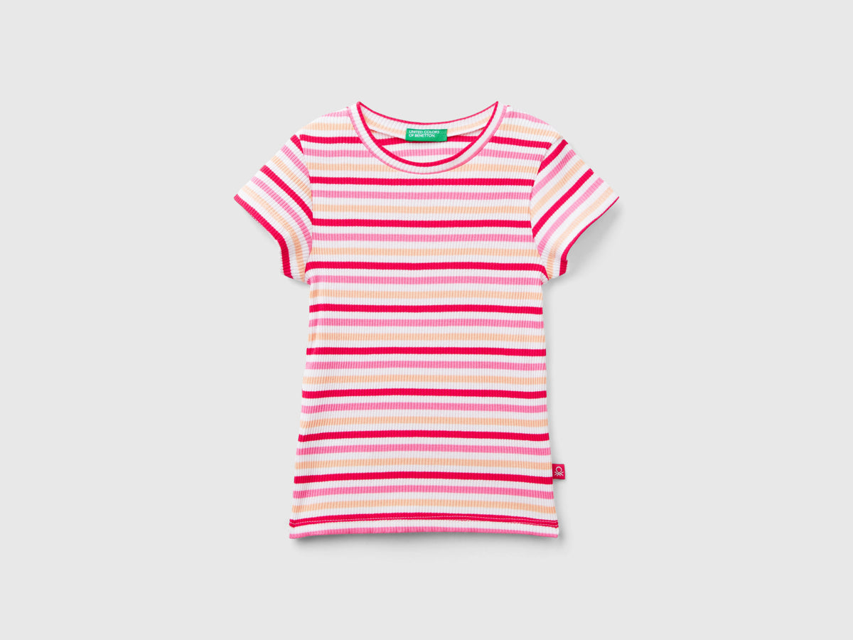 Maglietta slim fit a righe