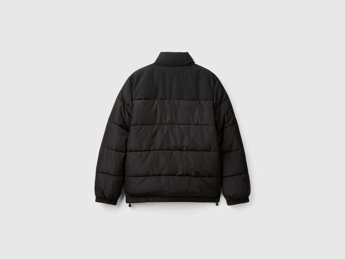 Piumino pesante color block