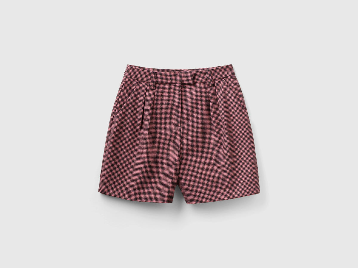 Shorts pied de poule