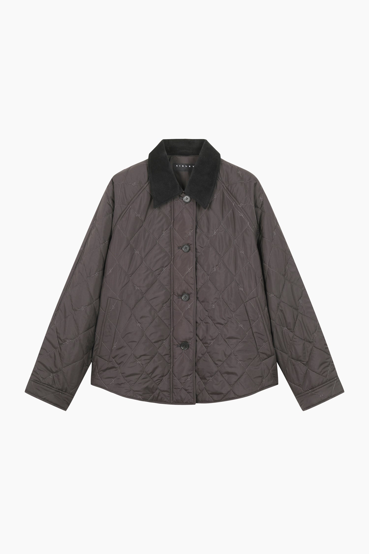 Giubbotto trapuntato da donna grigio scuro | Sisley Outlet