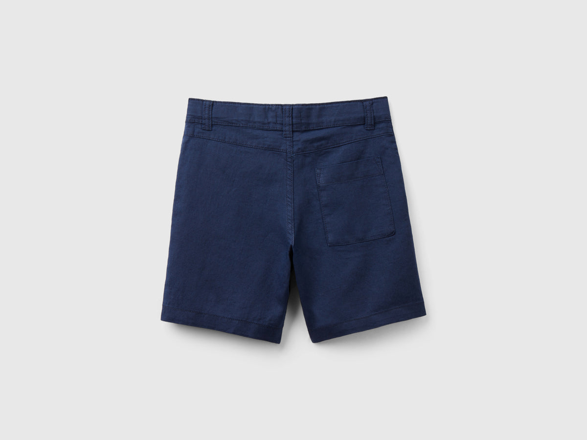 Shorts in misto lino