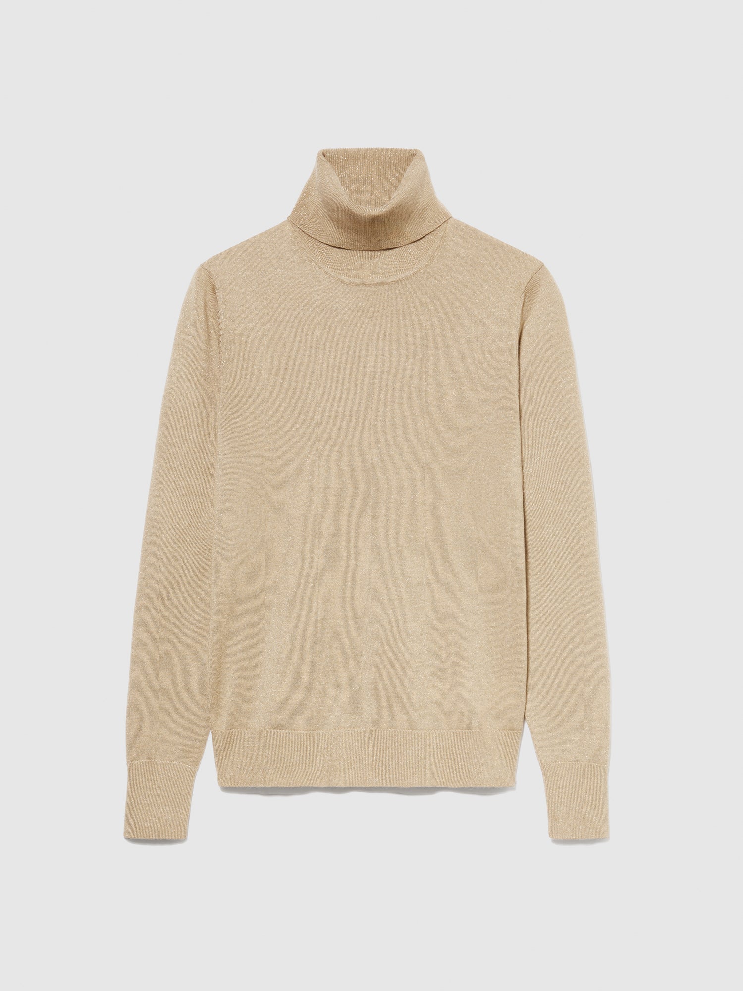 Maglia dolcevita slim fit da donna oro | Sisley Outlet