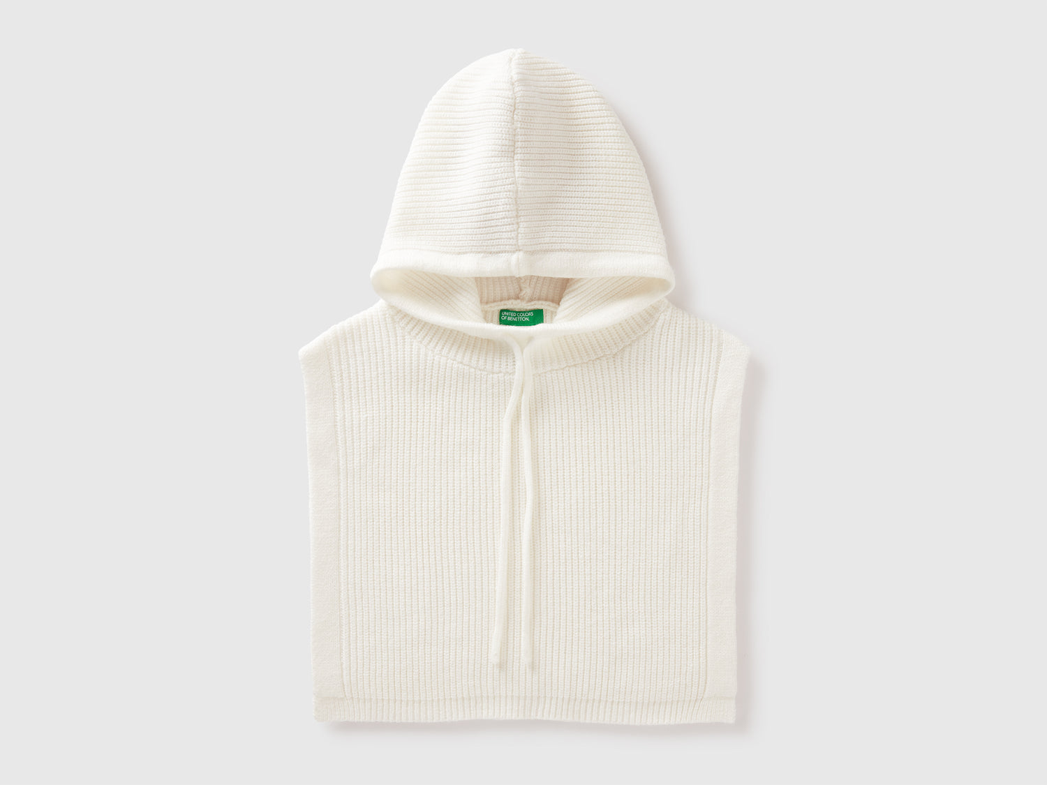Davantino con cappuccio da donna bianco panna | Benetton Outlet
