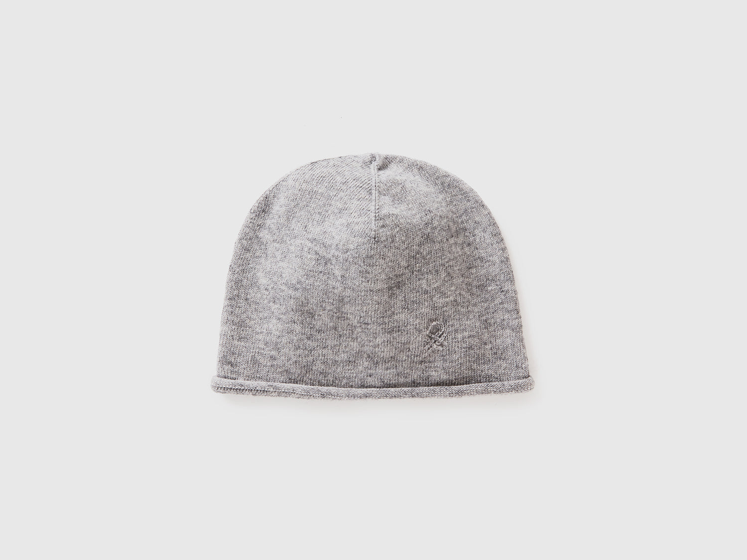 Cappello in misto cashmere da donna grigio chiaro | Benetton Outlet