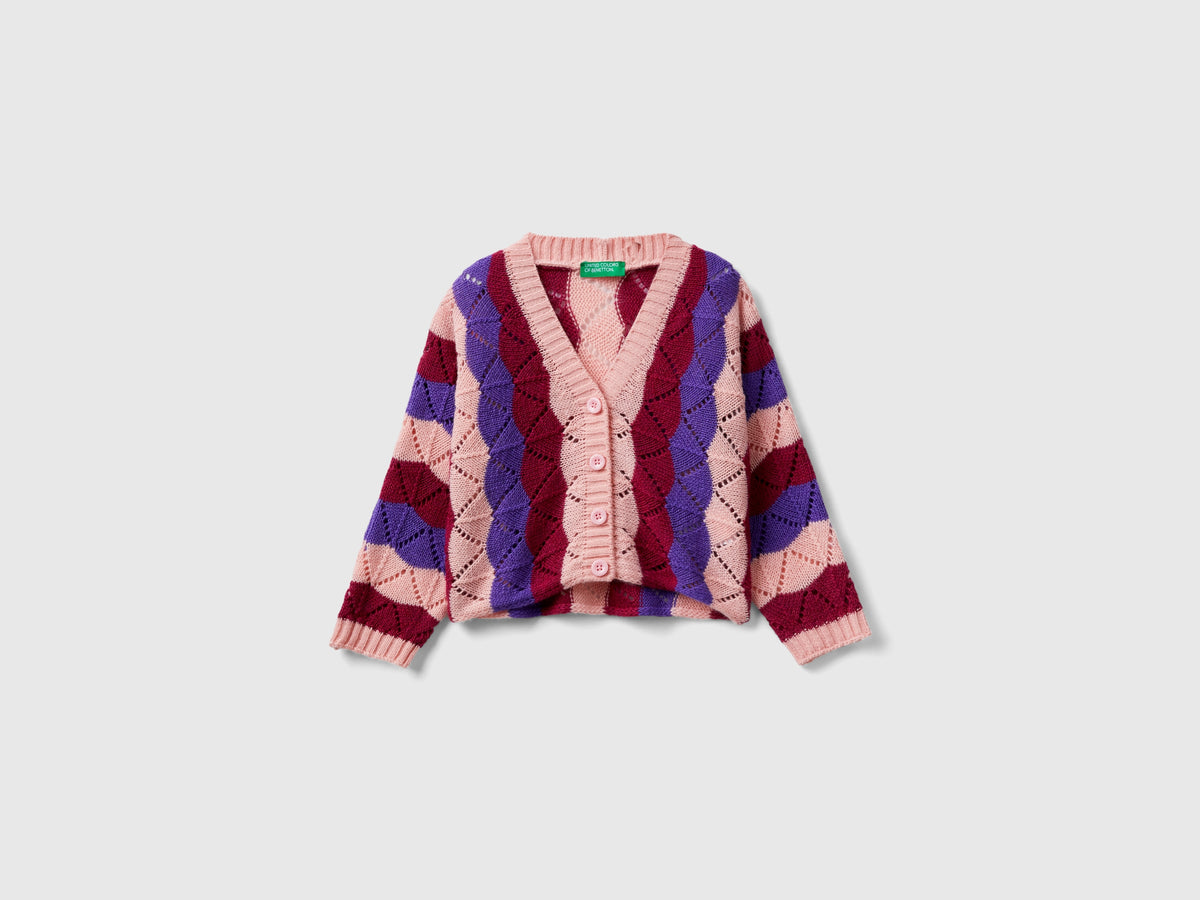 Cardigan in misto lana