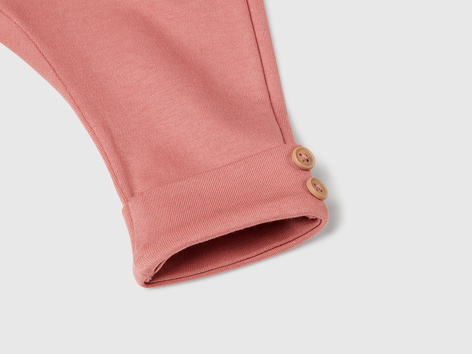 Leggings in puro cotone da neonato salmone 3 | Benetton Outlet