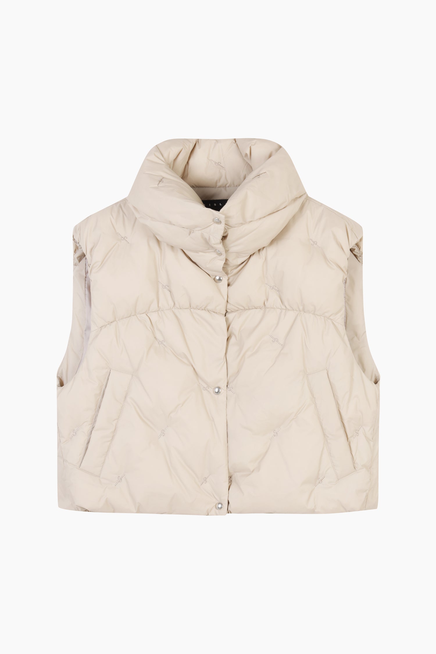 Gilet imbottito da donna bianco panna | Sisley Outlet