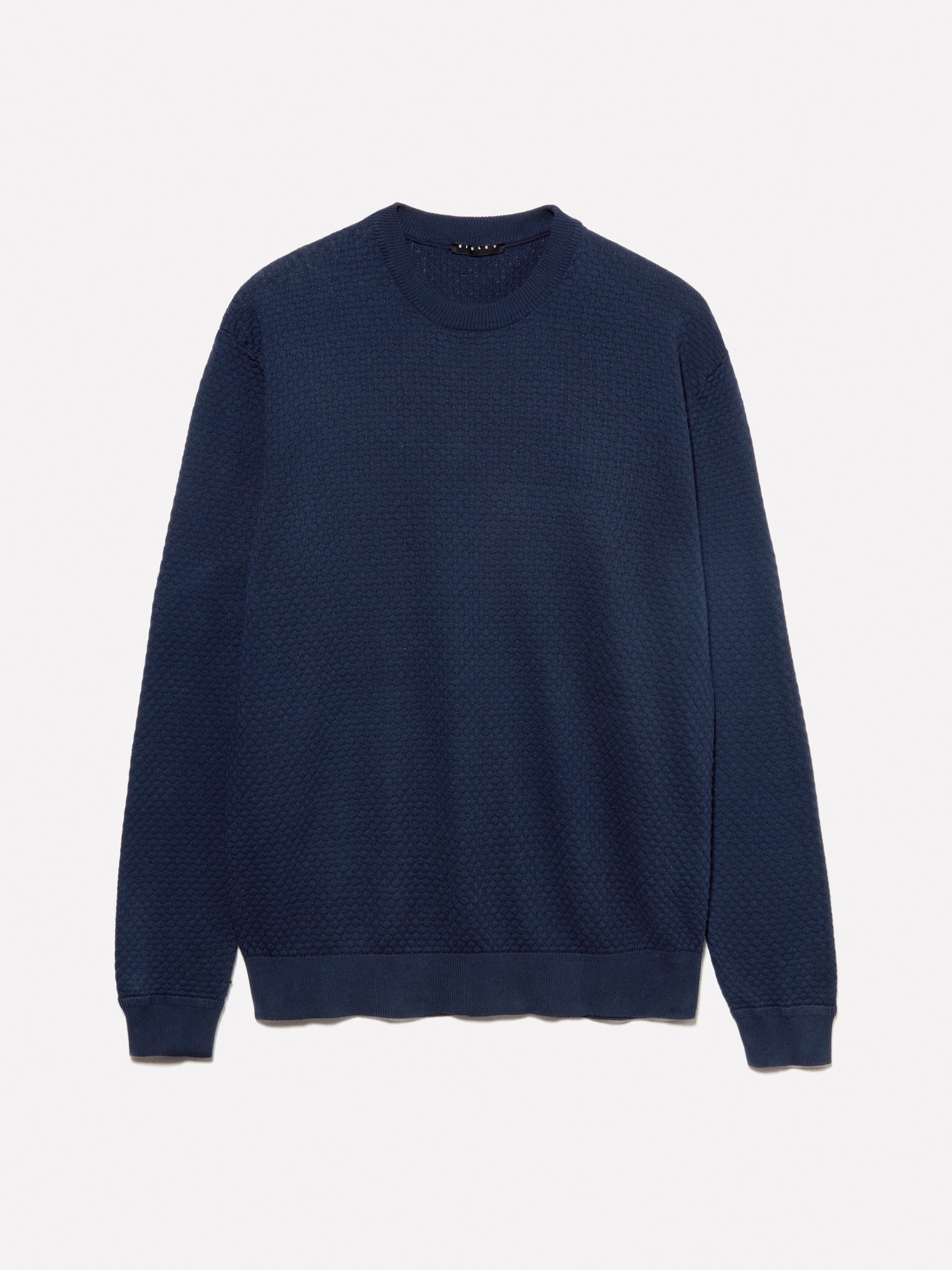 Crew neck sweater da uomo blu scuro | Sisley Outlet