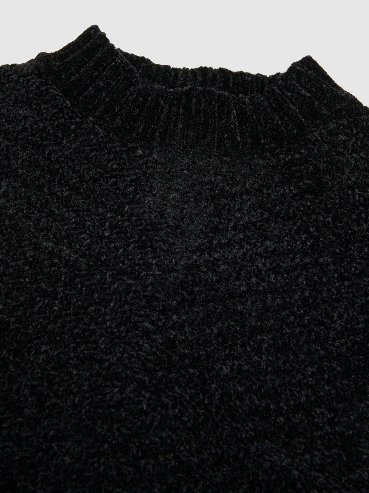 Maglia cropped in ciniglia