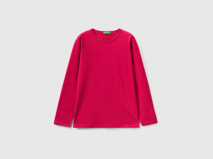 T-shirt a manica lunga in cotone bio